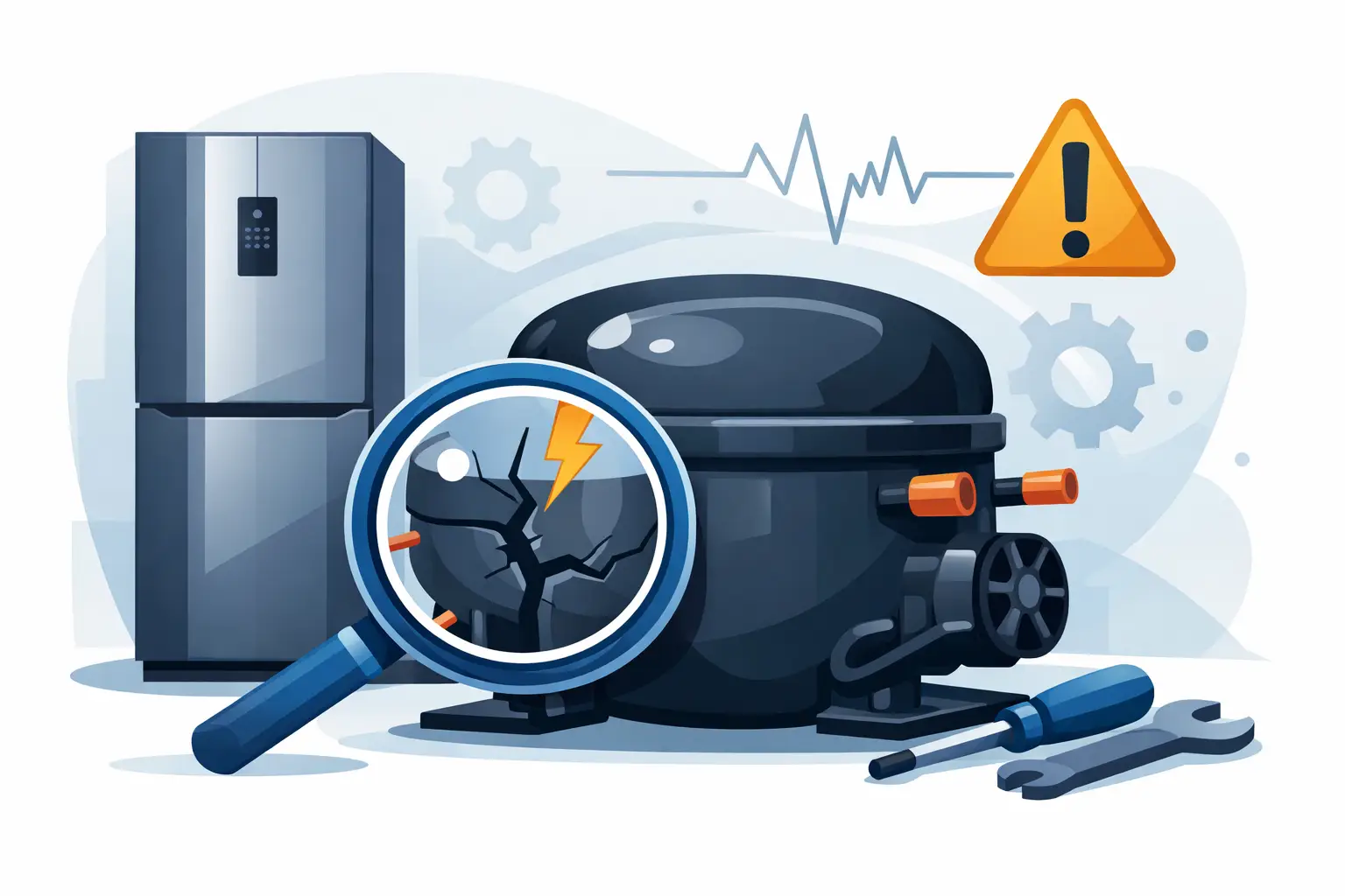 Guía de falla del compresor de refrigerador Samsung